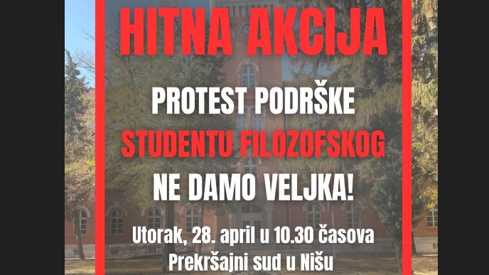 Skup podrške uoči suđenja